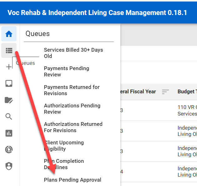 Plans Pending Approval Queue