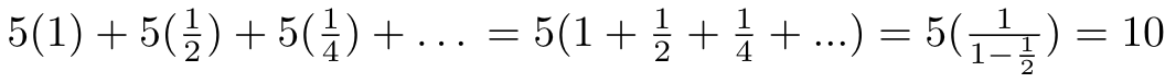 Infinite sum