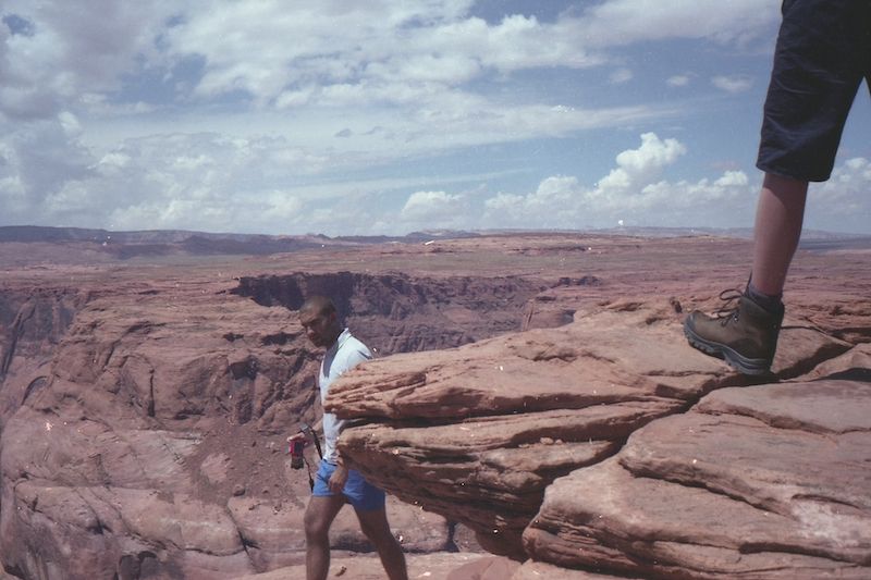 determined man horseshoe bend az 2014