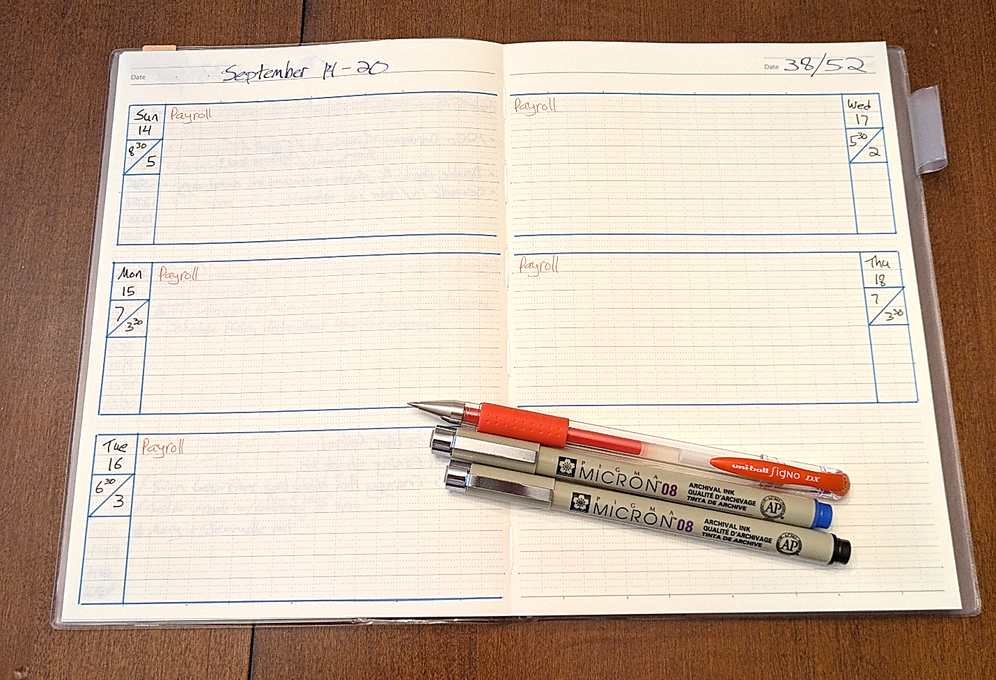 Couple of fineliners and a ruler are all it needs. 