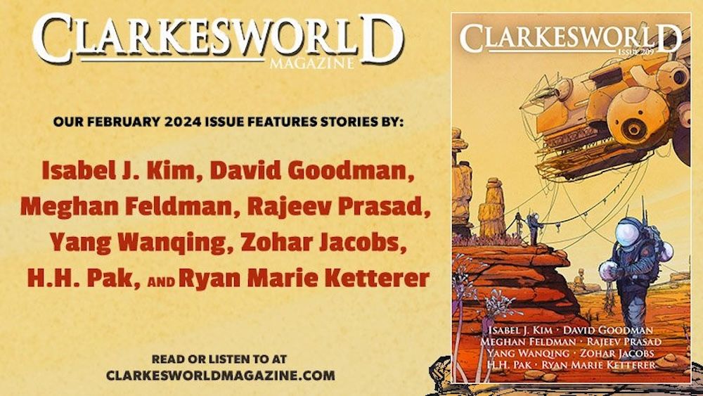 Clarkesworld issue 209 promo image