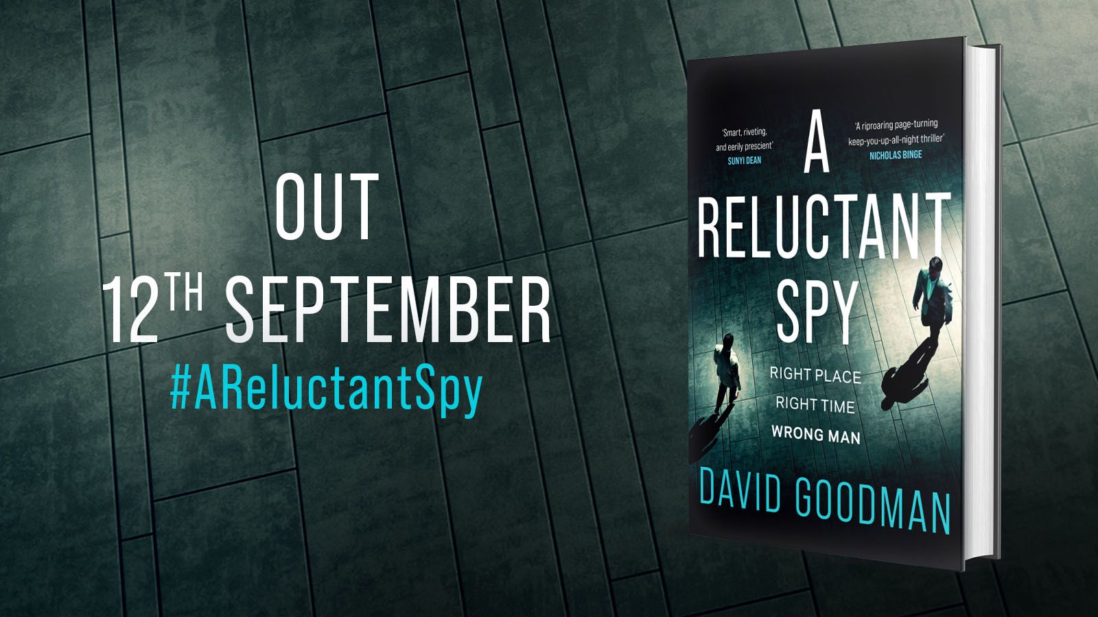 ‘A Reluctant Spy’, coming this September 12th!