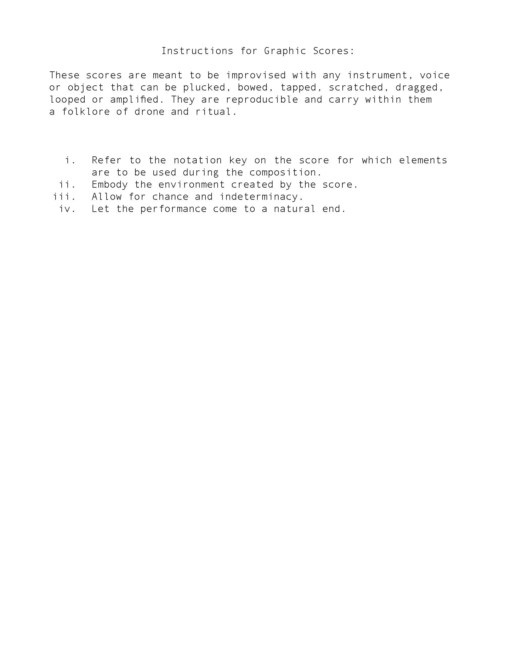 Scores for Weaving Excerpt