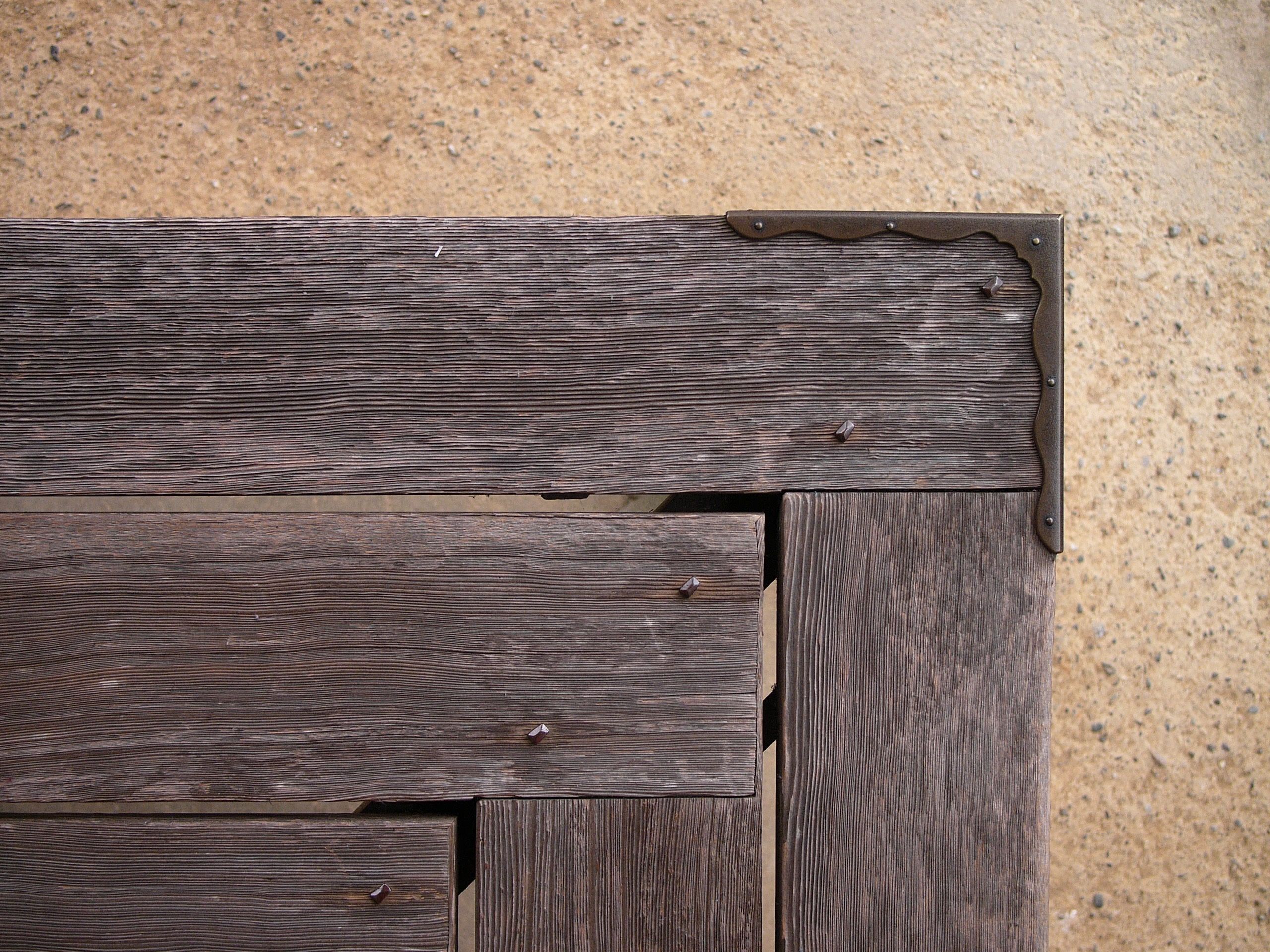 Closeup of the beautiful woodwork of a porch.