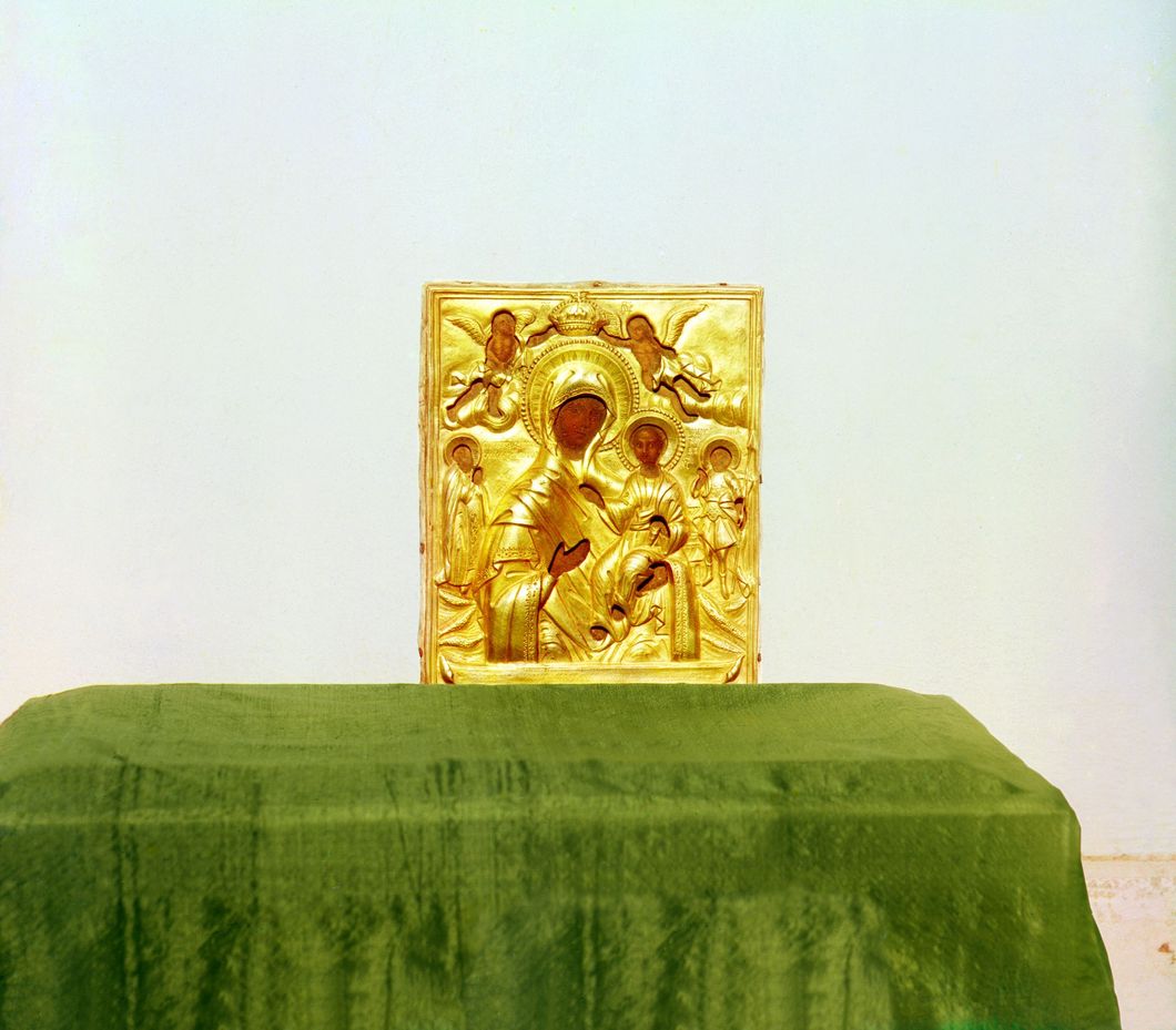 Icon of the Mother of God of Smolensk, belonging to Bagration. Borodino