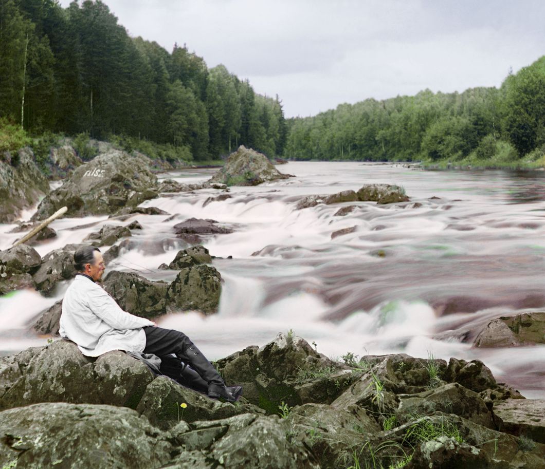 Study near the Kivach waterfall.