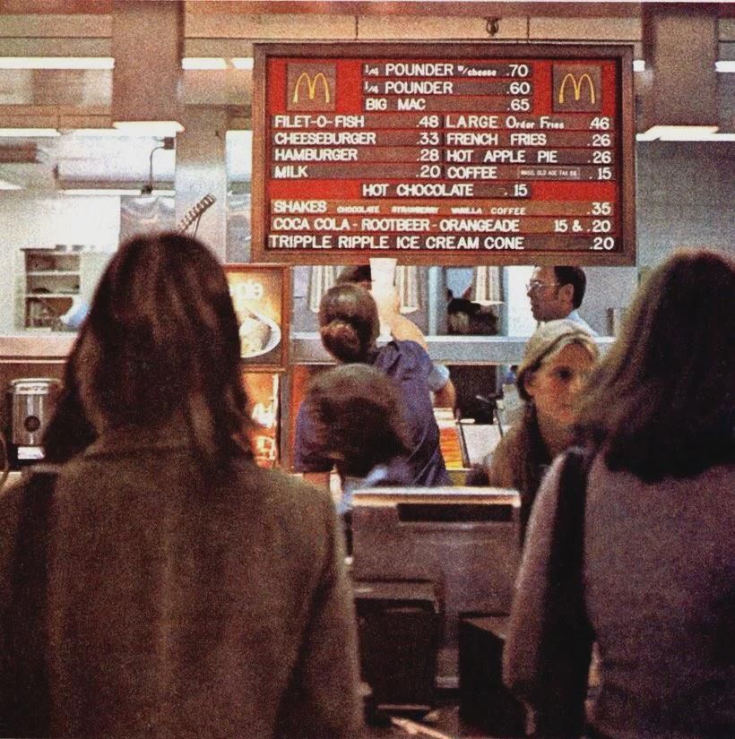 McDonald’s Menu and Prices from 1974