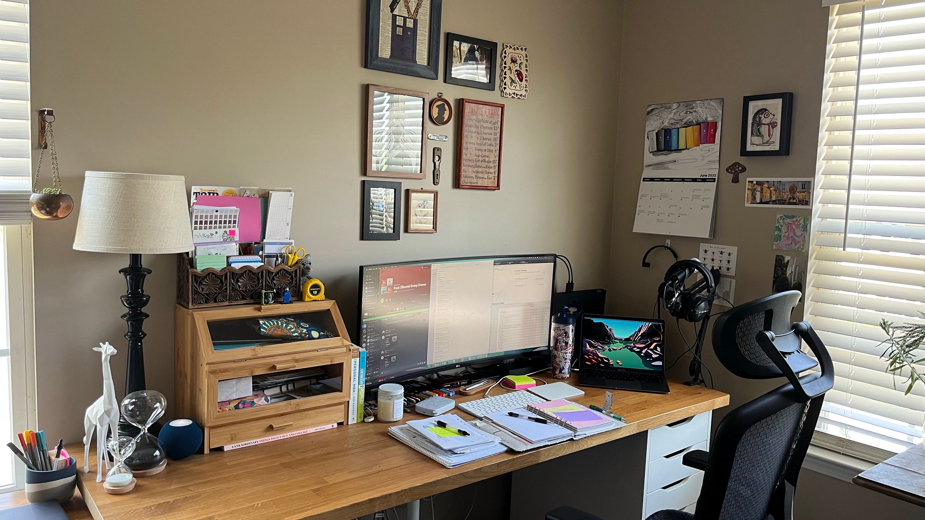 Overview of my desk