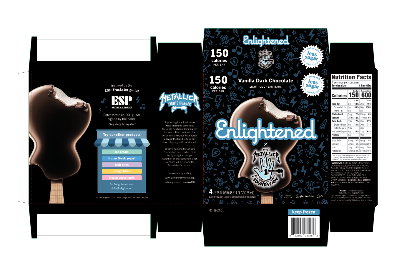 Enlightened Bars Dielines