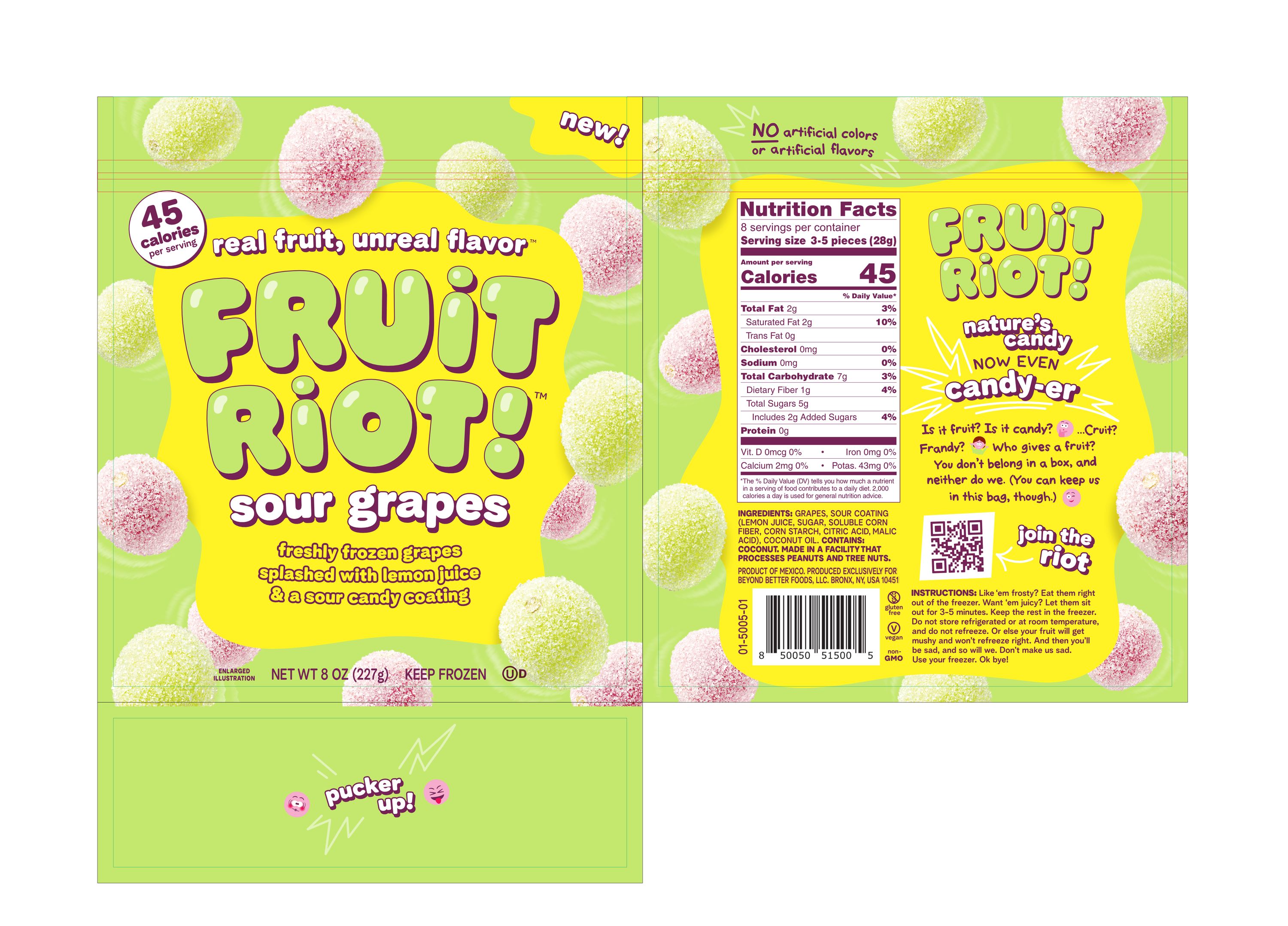 Fruit Riot Dielines