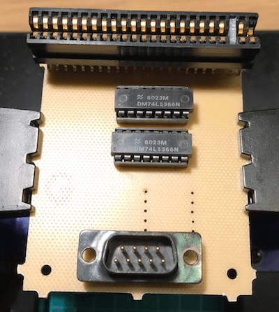 Sockets and chips installed