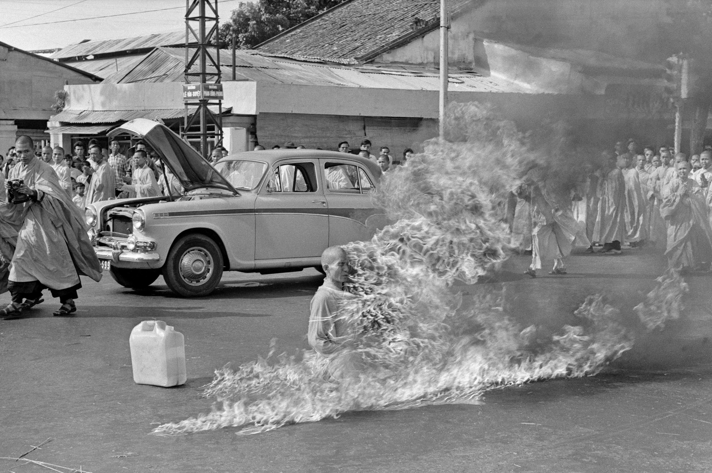 The Burning Monk