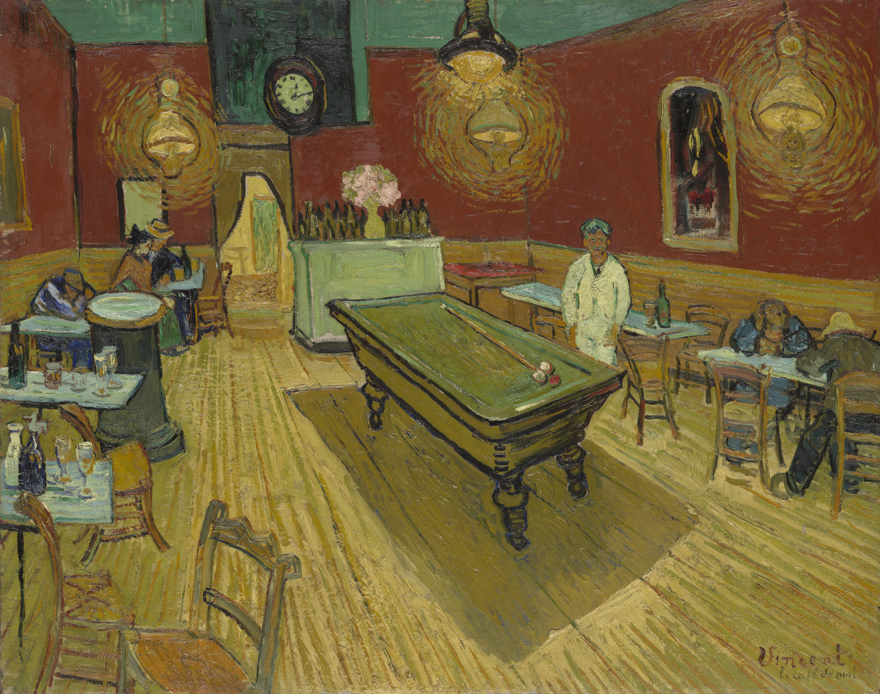 Night at the Cafe by Vincent Van Gogh