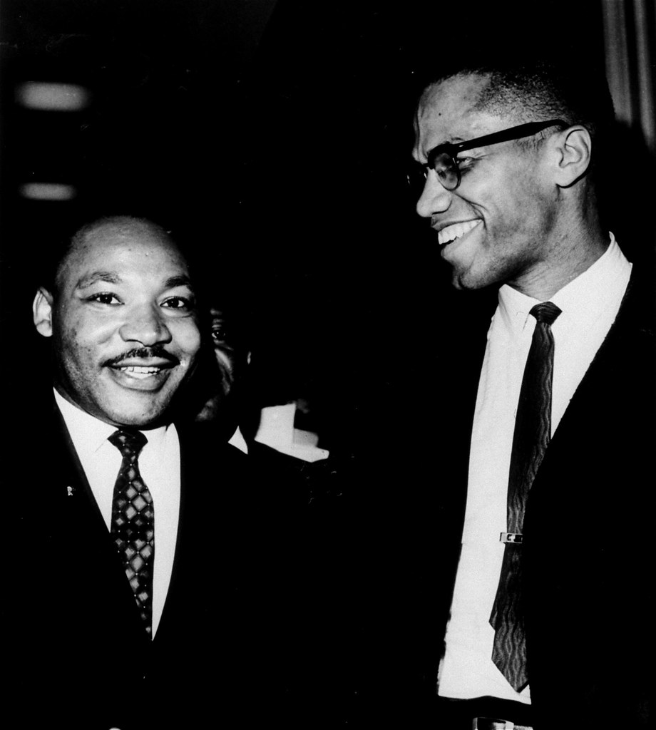 MLK Jr and Malcolm X