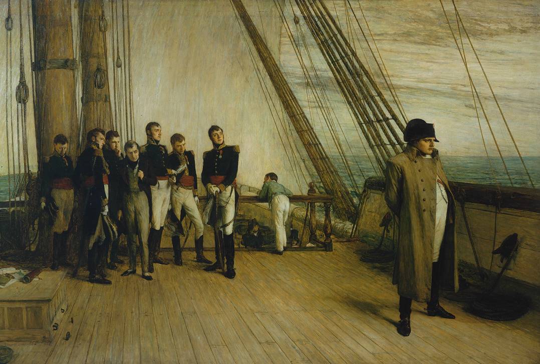 napoleon on board the bellerophon - sir william quiller orchardson