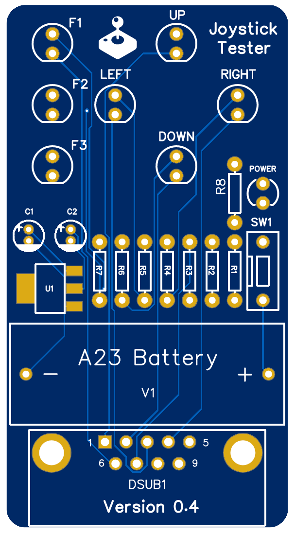 Joystick Tester PCB
