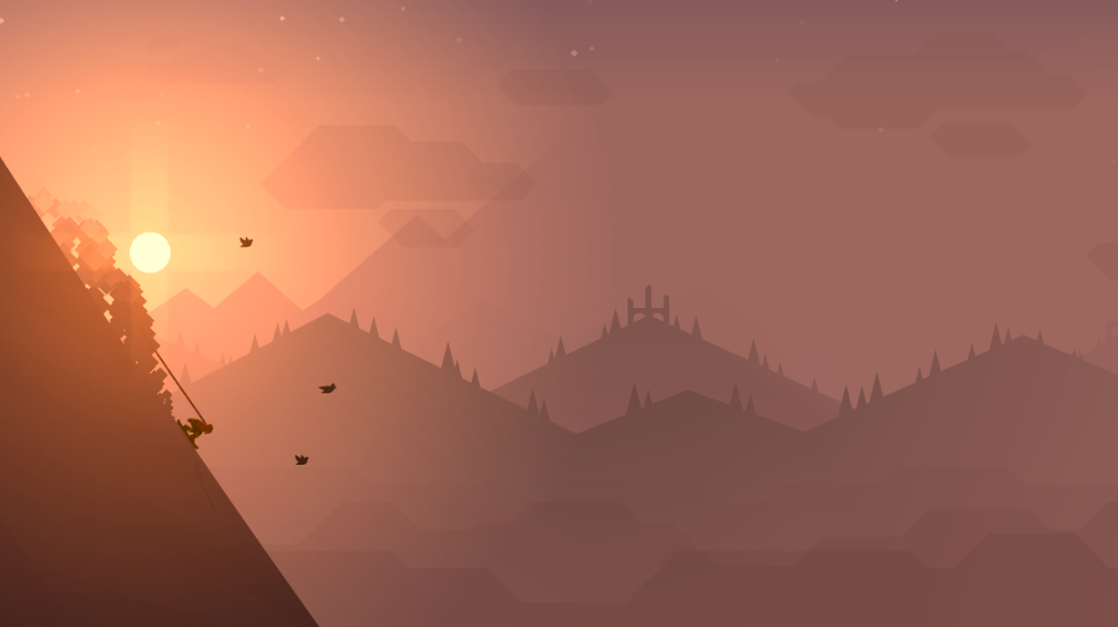 Screenshot from Alto’s Adventure