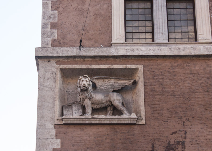 The Lion at Via Del Plebiscito