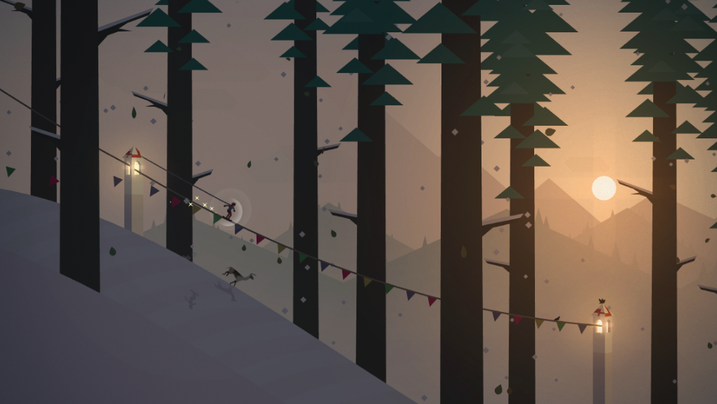 Screenshot from Alto’s Adventure