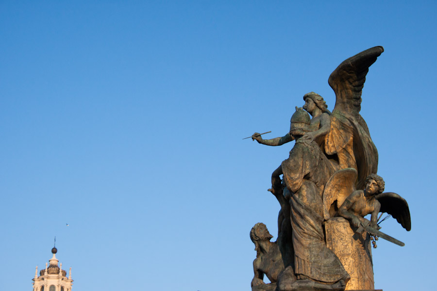Bronze Statues at Victor Emmanuel Monument