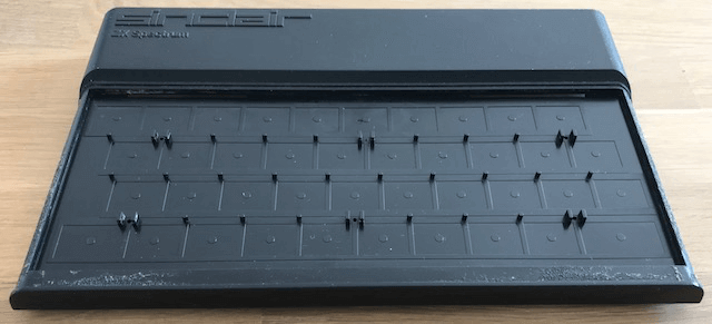 Topcase covered in glue