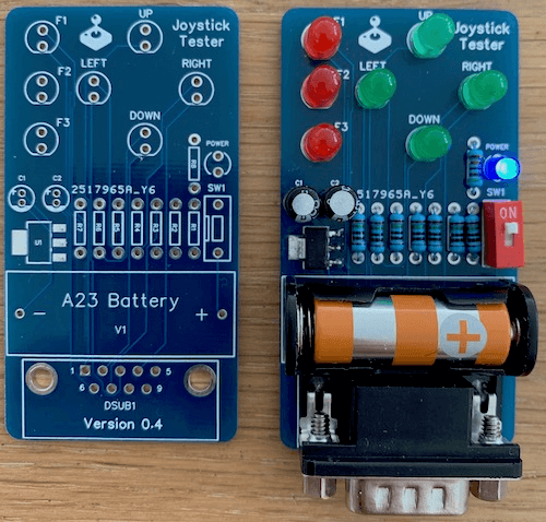 Actual Joystick Tester PCB